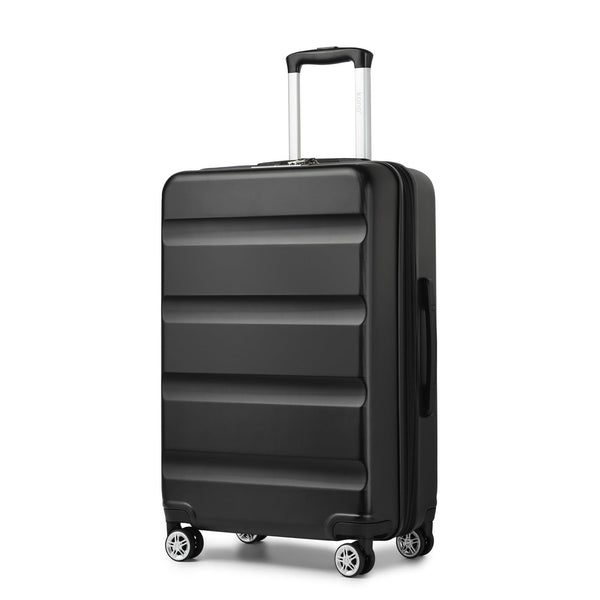 Kono Lightweight 28" Large Suitcase | Hard Shell with TSA Lock | 4 Dual Spinner Wheels | Expandable Design for Easy Travel | Perfect for Business & Vacation (Cream White,75x47.5x29.5cm)