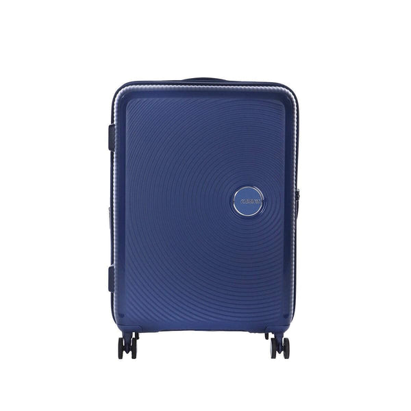 AMERICAN TOURISTER Soundbox - Spinner 67/24 Expandable Hand Luggage, 67 cm, 71.5 liters, Blue (Midnight Navy)