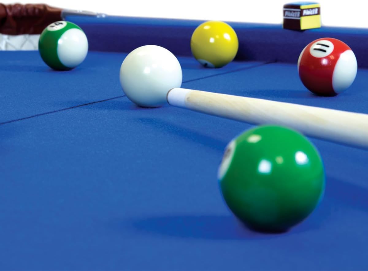 Charles Bentley 4ft 6in Blue Pool Games Table Including Balls & 2 Cues