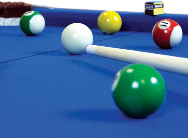 Charles Bentley 4ft 6in Blue Pool Games Table Including Balls & 2 Cues