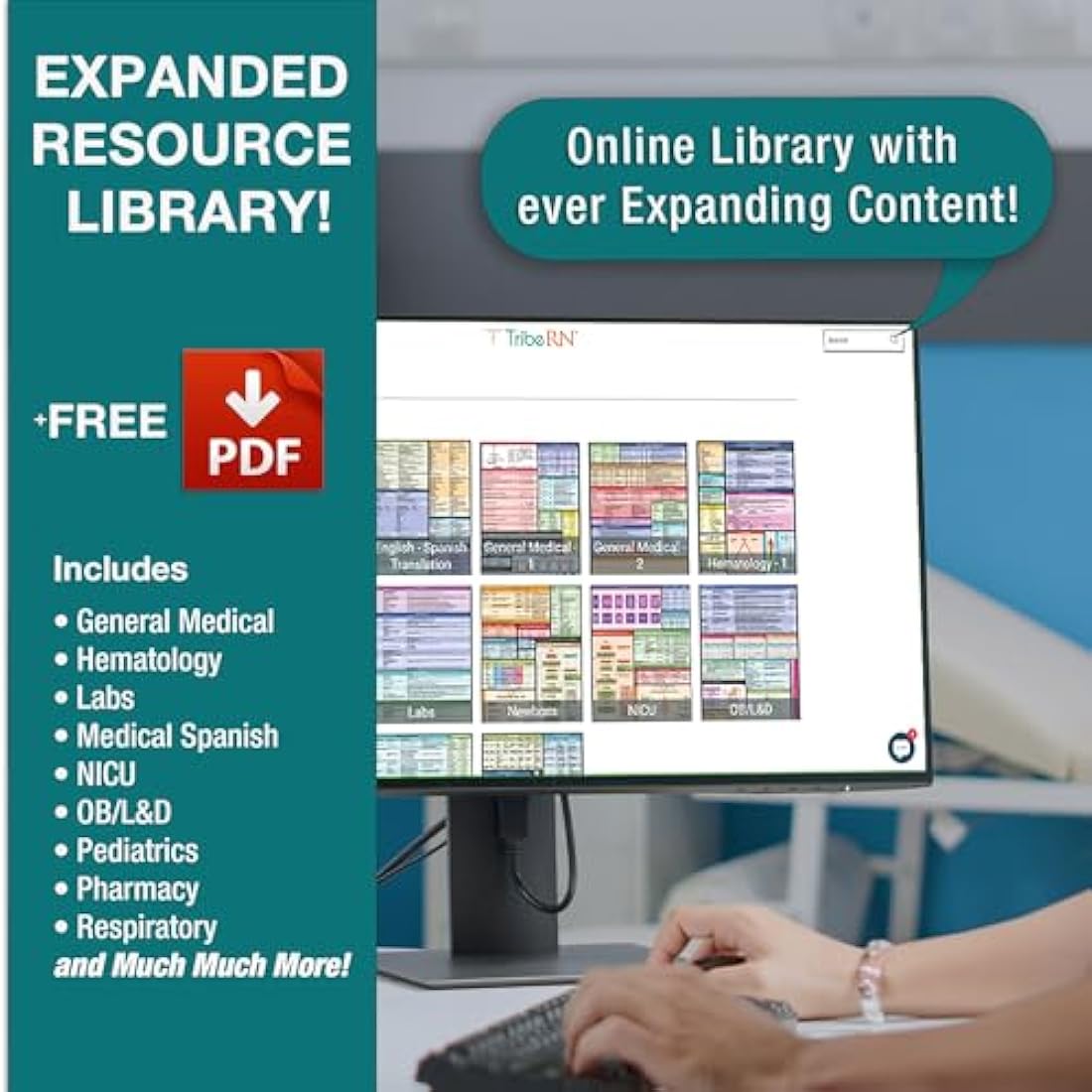 2019 PocketGuru Set by Tribe RN - 85 Scrub Pocket Sized Nurse Reference Cards - (Bonus Nursing Cheat Sheets) Perfect Nurse or Nursing Student Gifts - Studying and Clinical Rounds