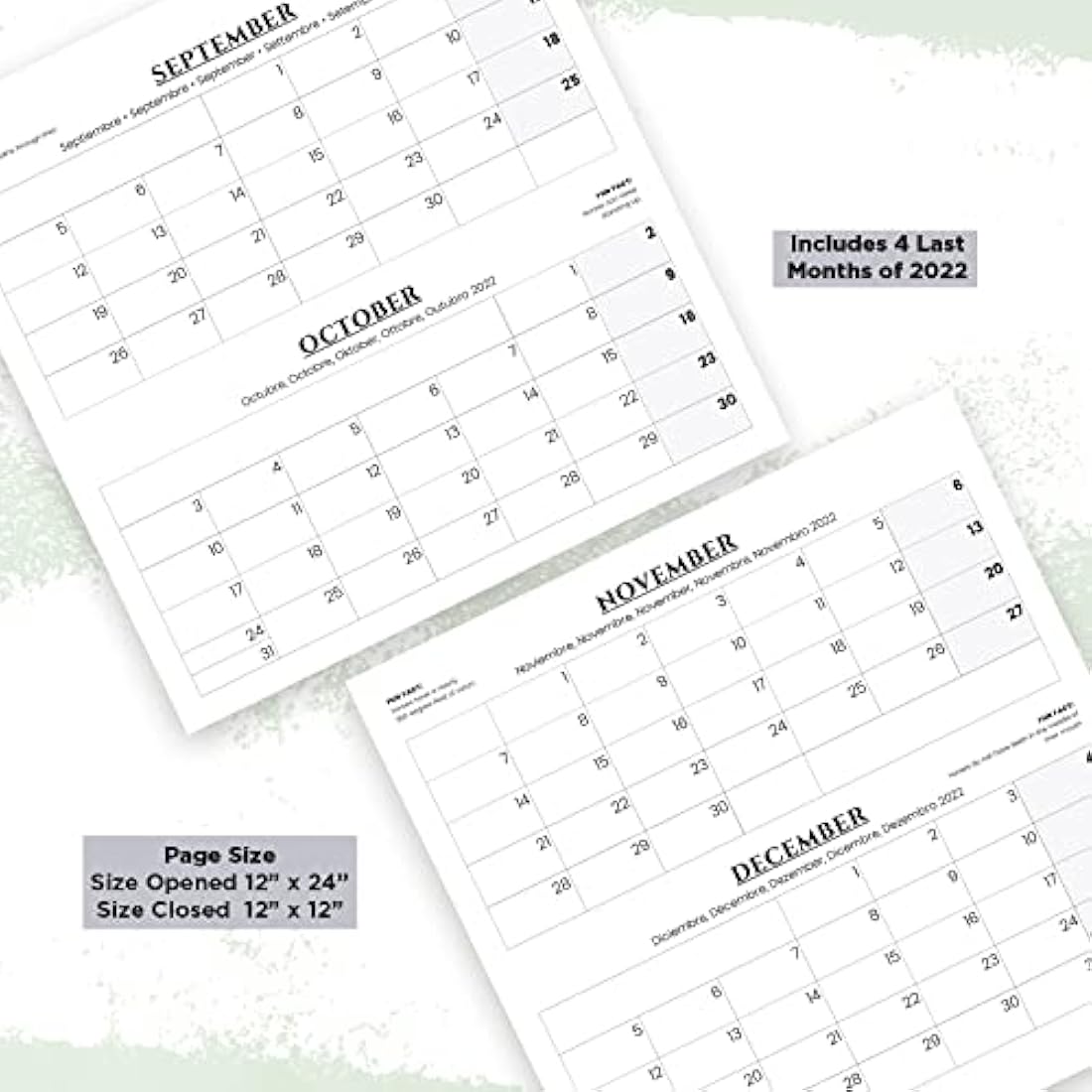 Grupo Erik Horses Wall Calendar 2023 12' x 12' FSC| 12 Month Planner | Square Wall Calendar 2023 | Family Planner Calendar 2023 | Horse Calendar 2023 | + 4 Bonus Months