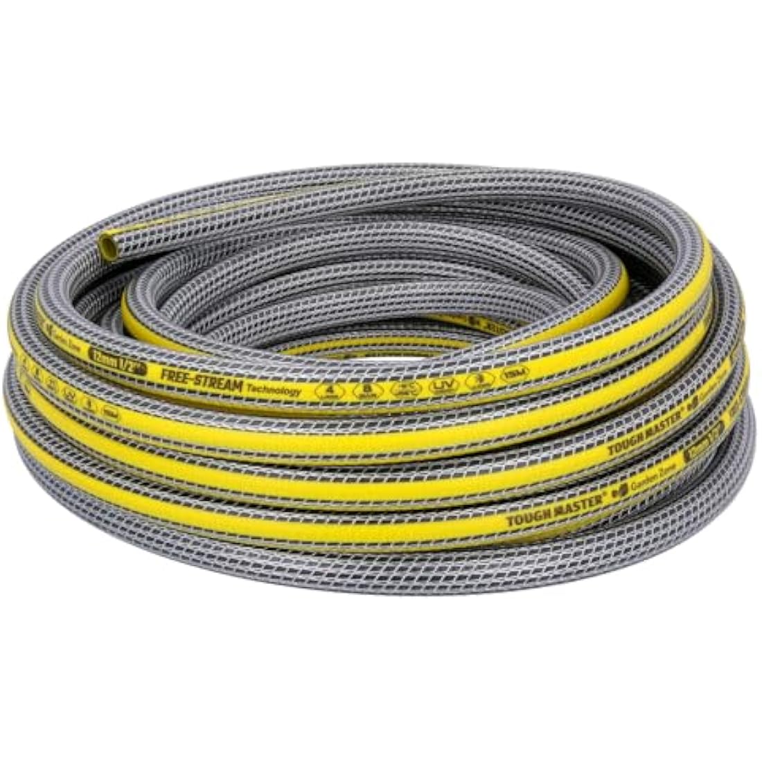 Garden Hose 15m 50ft 4-Layer Reinforced Outdoor Watering Accessories for Garden Water Feature, Pressure Washer, Garden Sprinklers, DIY Tools Tough Master