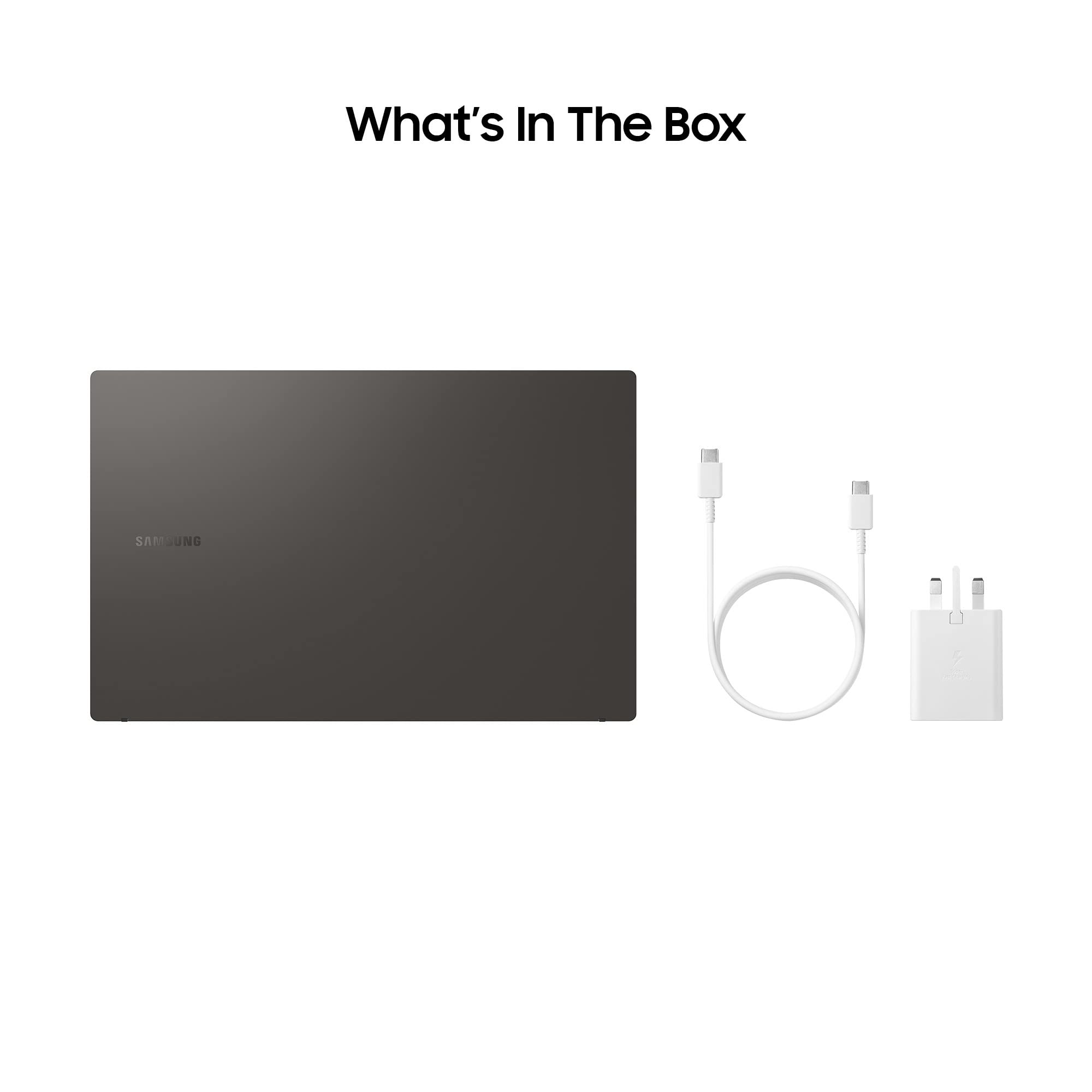 Samsung Galaxy Book3 Pro Wi-Fi Laptop, 14 Inch, 13th gen Intel Core i5 Processor, 8GB RAM, 256GB Storage, Graphite - Official