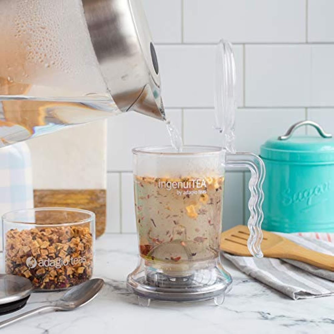 Adagio Teas IngenuiTEA Iced/XL Loose Tea Infuser - Brewer - 850ml