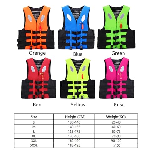 Swim Jacket - Paddle Board Life Jacket for Adult Adjustable Buoyancy Aids Swim Safety Snorkeling Vest for Kayaking Floatation Device Surfing Outdoor WaterSports(Blue,XL)