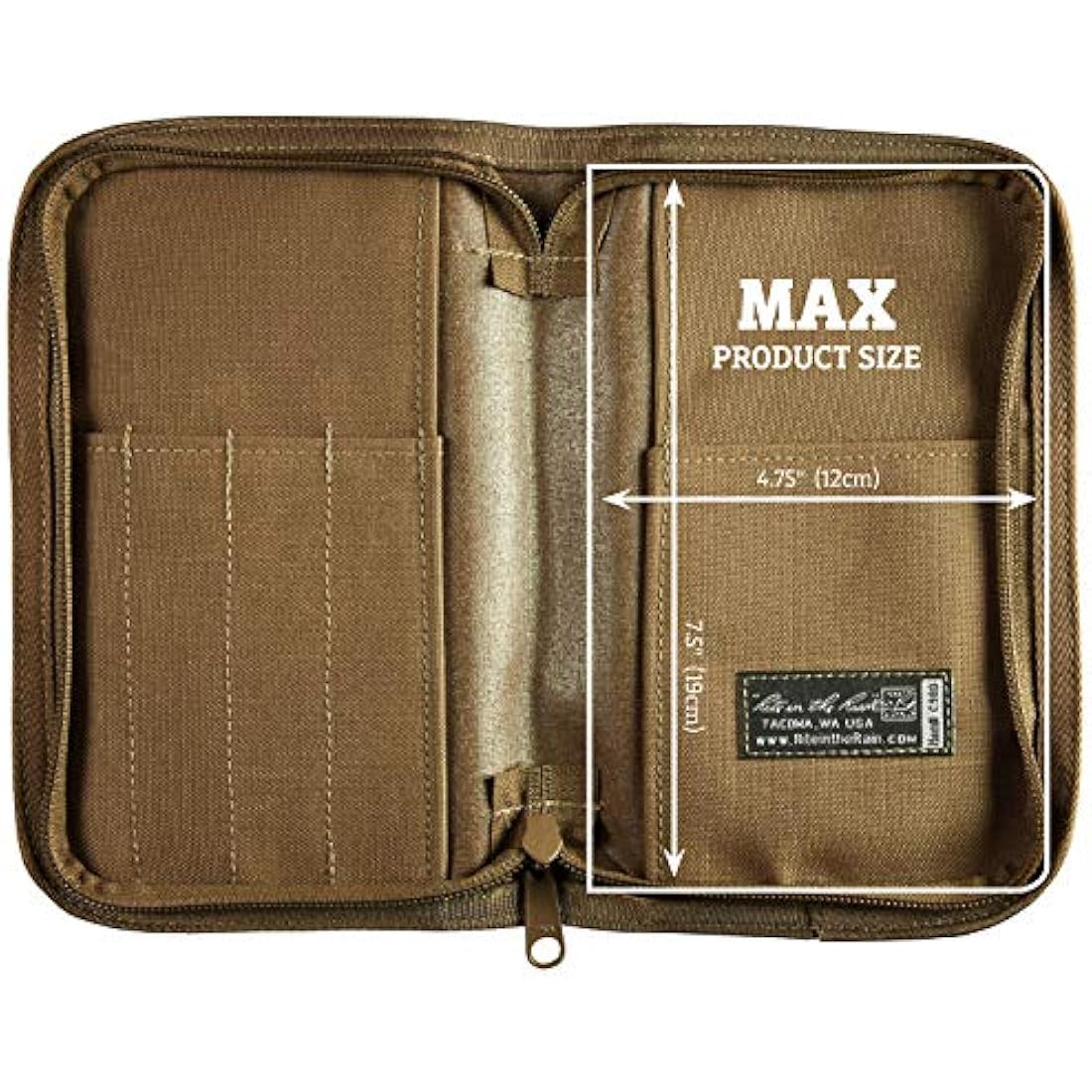 Rite in the Rain Weatherproof Cordura Fabric Notebook Cover, 5.5" x 8.5", Tan Cover