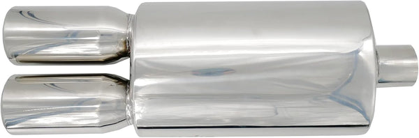 Simoni Racing ESR109 Exhaust Muffler Oval Inox