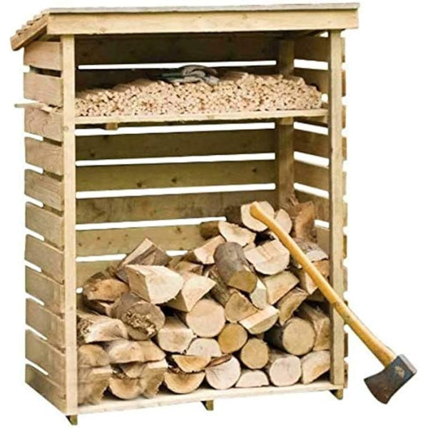 Rowlinson Small Log Store Pressure Treated Timber