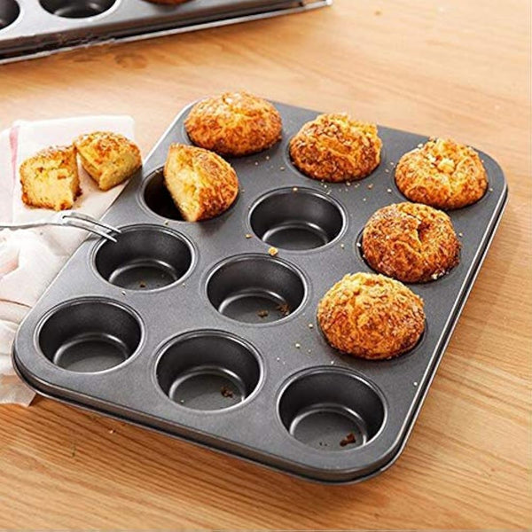 8-Piece Non Stick Bakeware Set Baking Set- with Muffin Tray, Oven Tray, Cake Pan, Loaf Pan & Spring Form Cake Tin