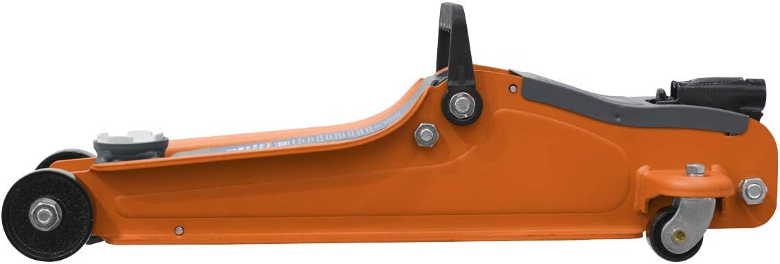 Sealey 2 Tonne Trolley Jack, Car Jack, Low Profile Short Chassis - Orange - 1020LEO