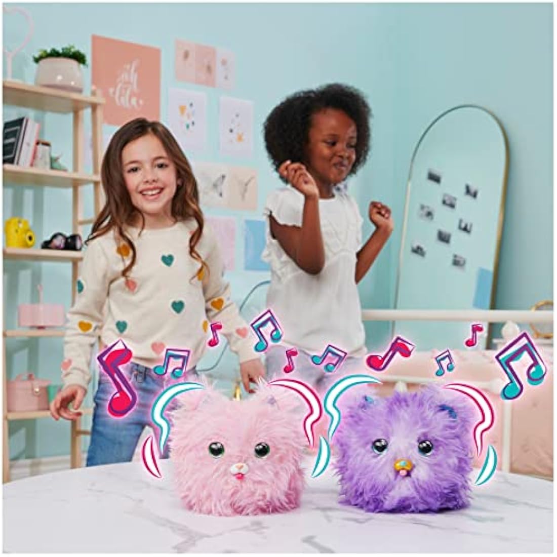 Fur Fluffs, Pupper-Fluff Surprise Reveal Interactive Toy Pet, Over 100 Sounds and Reactions Cute and Fluffy Dog Kids Toys for Girls & Boys Ages 5+
