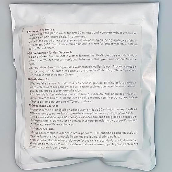 JAYSRIS Magic Replacement Water Pen,Add Water Pen(6PCS) For Magic Water Drawing Mat