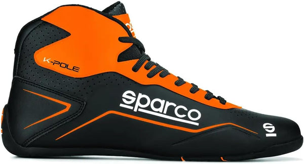 Sparco K-Pole Shoes Size 43 Black/Fluo Or