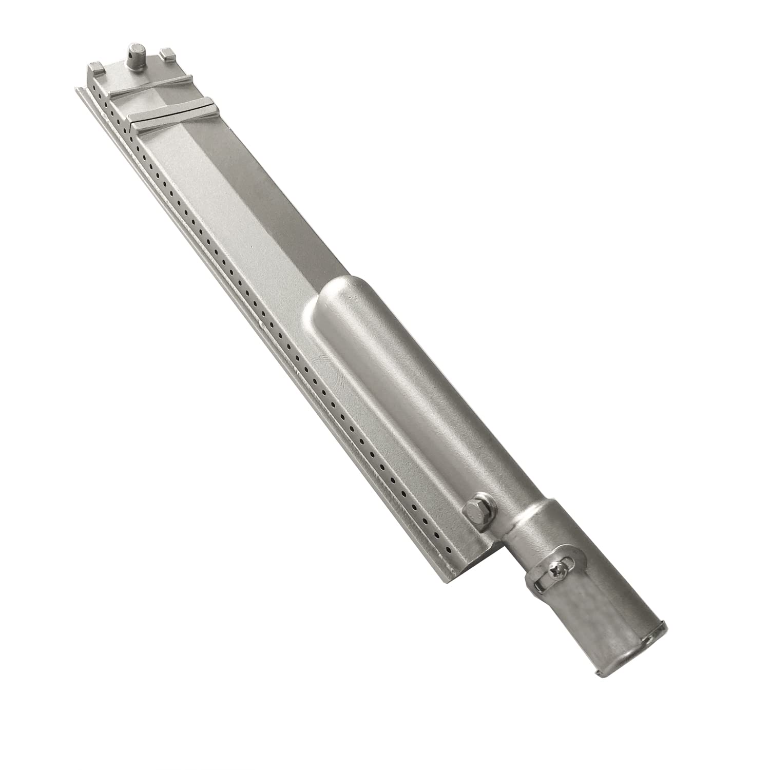 GRILLJOB 1PC Heavy Duty Cast Stainless Steel 304 BBQ Grill Burners Bull BBQ Replacement Parts for Cal Flame Aussie Blaze Jenn AIR Thermos Turbo