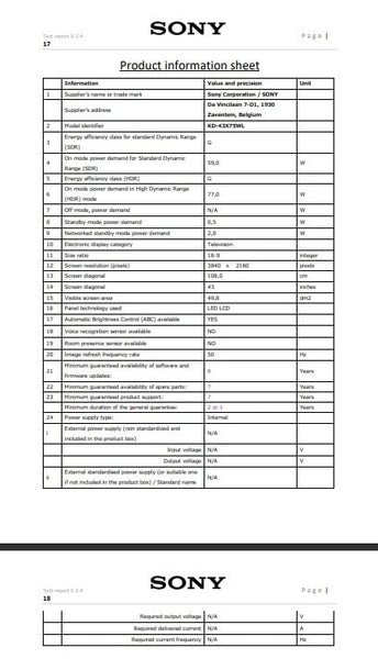 Sony BRAVIA, KD-65X75WL, 65 Inch, LED, Smart TV, 4K HDR, Google TV, ECO PACK, BRAVIA CORE, Narrow Bezel Design