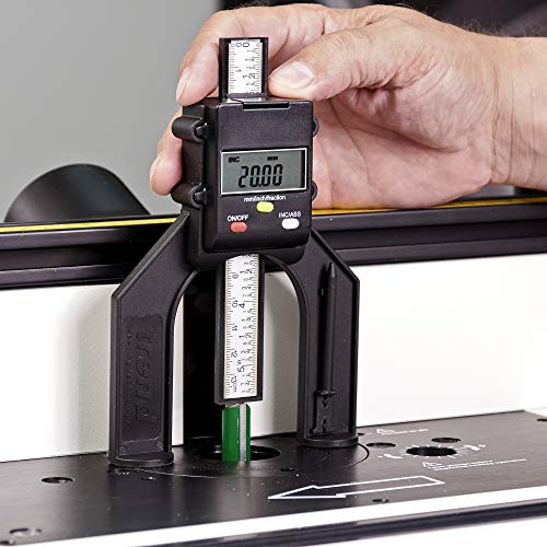 Trend Digital Depth Gauge, 60mm Jaw Opening, Precision Rebate & Groove Setting, GAUGE/D60, Black