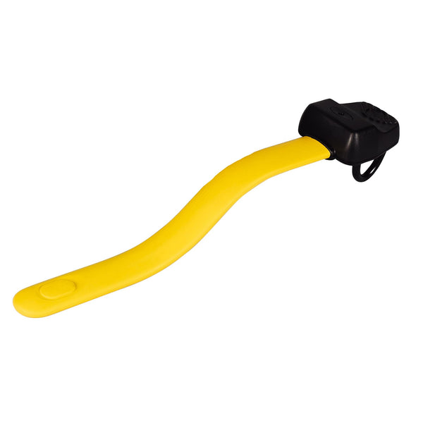 Stoplock Wheel Clamp HG 400-00 - Anti-Theft Lock Device for Small-Wheeled Cars Caravans Trailers With 13" to 15" Wheels , Yellow