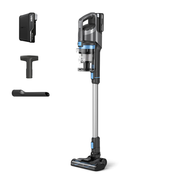 Vax Pace Plus Cordless Vacuum Cleaner, Lightweight 3.1kg, 40 Minute Runtime, Boost Mode, Captures up to 99% of Particles, Crevice & Stair Tools, CLSV-PAKA, Blue