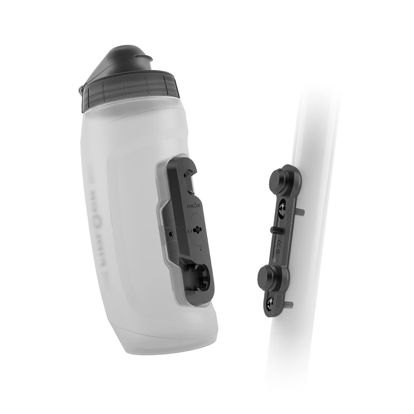 Fidlock TWIST Bottle 590 + Bike Base Clear 590ml 590Ml, Clear