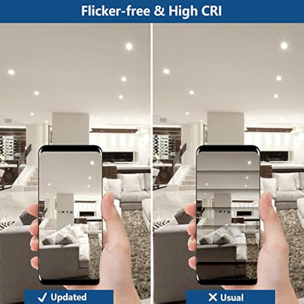 HiBay 10x 5W Recessed Spotlights Ceiling Lights IP44 LED Bathroom Downlights Ultra Slim Spot Lights for Kitchen Soffits 500LM Neutral White 4500K 240V