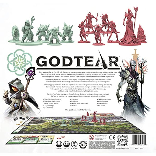 GodTear: Eternal Glade Starter Set Board Game with 12 Detailed Miniatures, Tabletop Combat Game (2 Players)