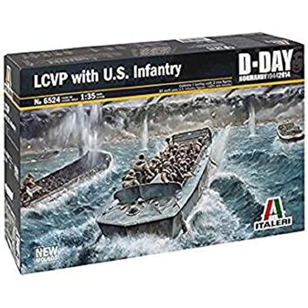 Italeri 510006524 1:35 LCVP with US Infantry