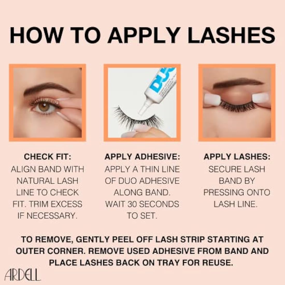 Ardell Naked Lash 420 False Eyelashes, Short Length, Natural Look, Vegan Friendly, 1 Pair (Pack of 1)