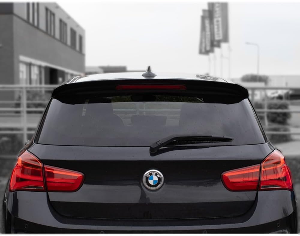 AutoStyle Roof spoiler compatible with BMW 1-Series F20/F21 3/5-doors 2011-2019 (ABS Glossy Black)