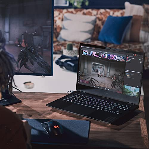 HP Omen 17" Gaming Laptop and HyperX Cloud III Wired Headset bundle, AMD Ryzen 7-8845HS, AI Enhanced, 16 GB RAM, 1TB SSD, NVIDIA GeForce RTX 4050 Graphics, FHD Display, 144Hz, Black, 17-db0016sa