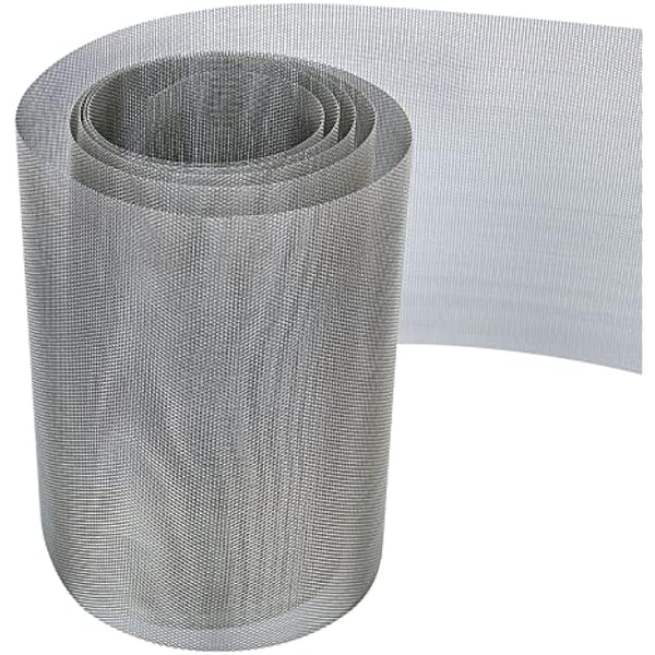 304 Stainless Steel Mesh Roll Large Size, Rodent Proof Metal Wire Mesh Panels 20 Mesh, Mouse Insect Mesh for Vents Cover, Air Brick, Home, Kitchen, Garden, 2 Metre x 300mm