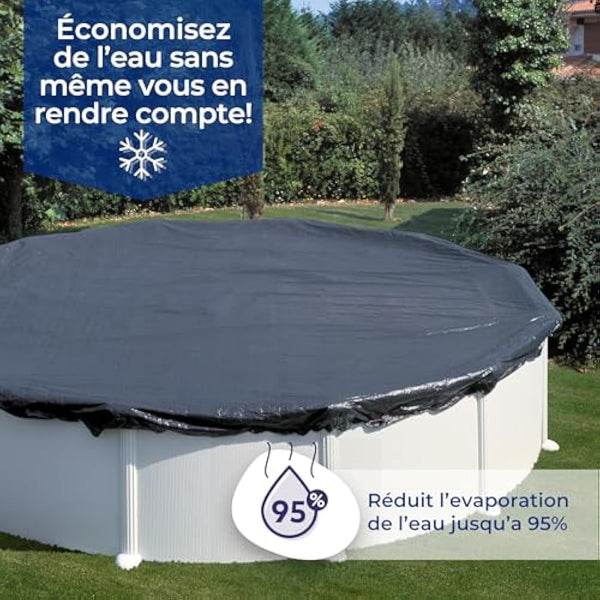 Gre CIPROV – Winter Cover for Oval Swimming Pools 1000 x 550 cm blue