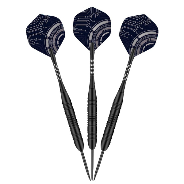 Steel Tip Darts Set,3 Pack Professional Dart with Aluminum Shafts and Darts Case