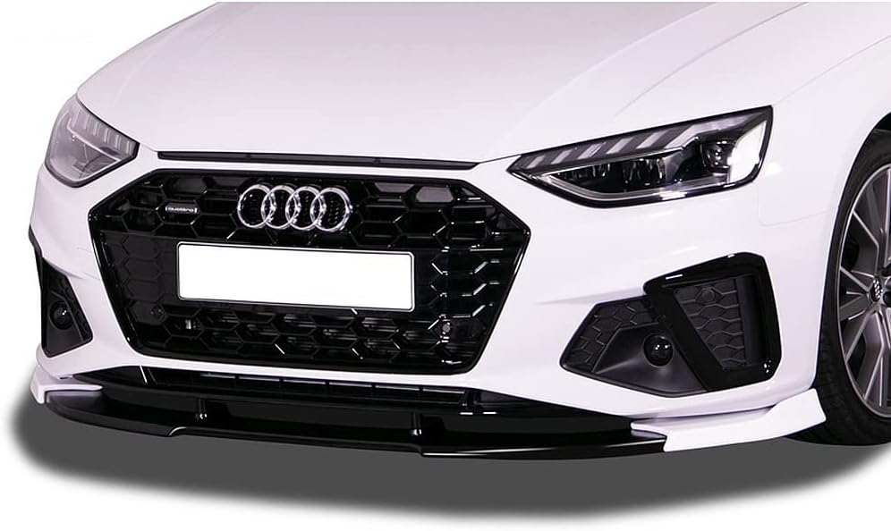RDX Racedesign Front spoiler Vario-X compatible with Audi A4 (B9) FL 2019- S-Line & S4-Front bumper (PU)