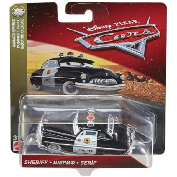 Disney Cars FLM15 Pixar Cars 3 Sheriff Vehicle, Multicoloured