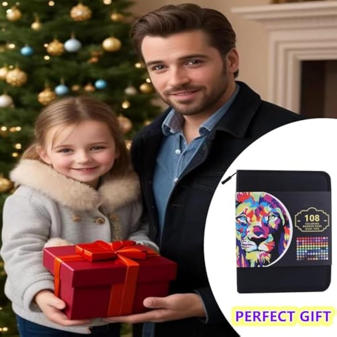 BEMAYSZ 108 Colours Dual Tip Colouring Brush Felt Tip Pens, Pens for Adult Adults and Kids Colouring Books Calligraphy Drawing Painting Sketching Highlighting