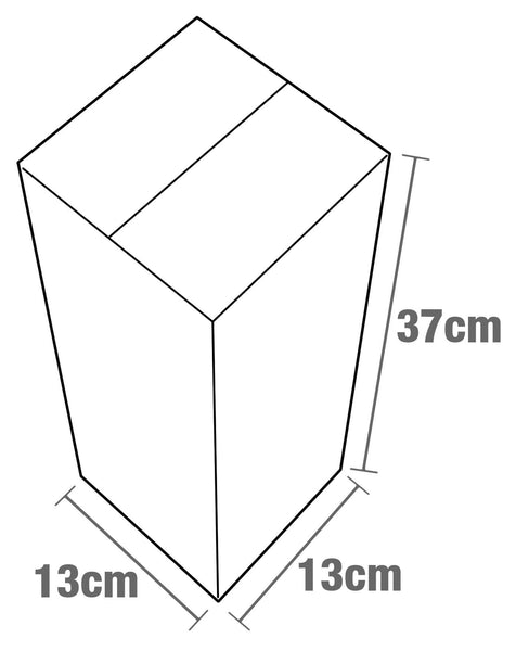 Evergreen Goods 30 x Single Wine & Beer Bottle Cardboard Box with Inflatable Air Cushion Packaging | Quantity Discounts | 370 x 130 x 130mm Carton |