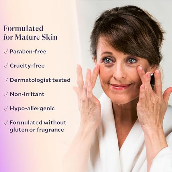 Fièra Bakuchiol Firming Eye Cream - Designed For Mature Skin - For Wrinkles, Anti Aging, and Dark Spots - 15 ML / 0.5 FL. OZ.