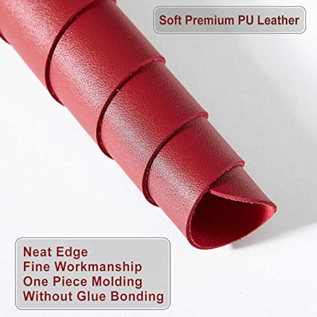 Desk Pad Large, DOBAOJIA Desk Mat, Laptop Mat, Writing Pad, Desk Blotter, Extended Mouse Mat, Large Mouse Pad for Office/Home, PU Leather Waterproof +Suede Non-Slip 27.5" X 13.8" (Wine Red)