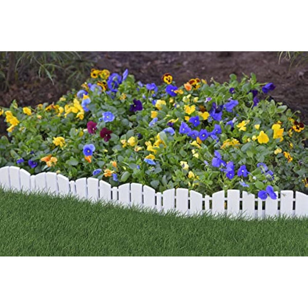 Dimex 3600WT-15C-6 Decorative Adirondak No-Dig Landscape Edging Kit-White