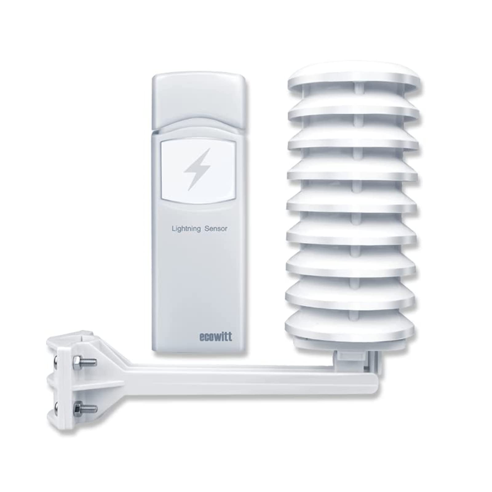 Ecowitt Wireless Lightning Detector Sensor, Accessory Sensor for Ecowitt Weather Station Ecosystem, WH57