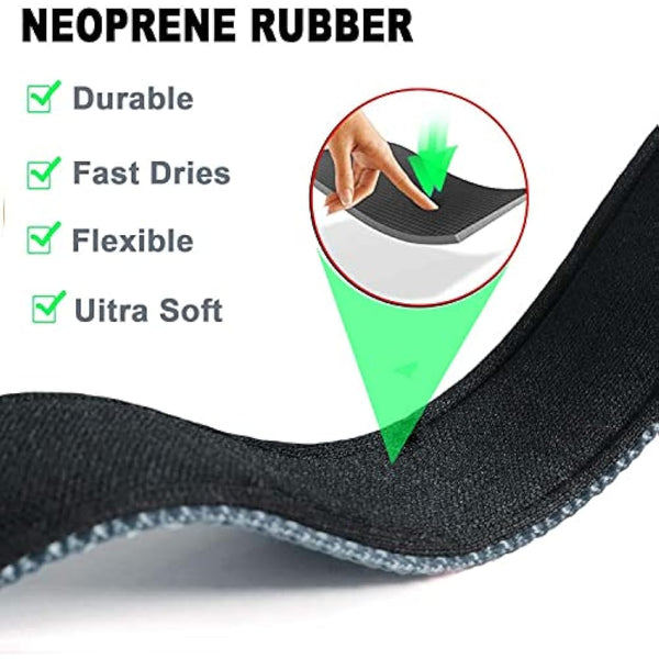 Dog Collar, Reflective Adjustable Basic Dog Collar with Soft Neoprene Padding, Durable Nylon Pet Collars for Puppy Medium Dogs