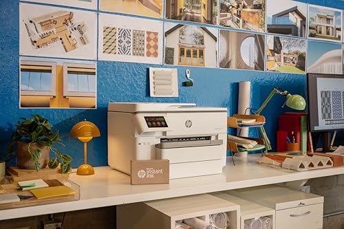 HP OfficeJet Pro 9730e All-in-One Printer | Colour | for Small Office | Wireless | Print, Scan, Copy, ADF | Up To A3 | 2 Tray | 6 months free Instant Ink limited time only