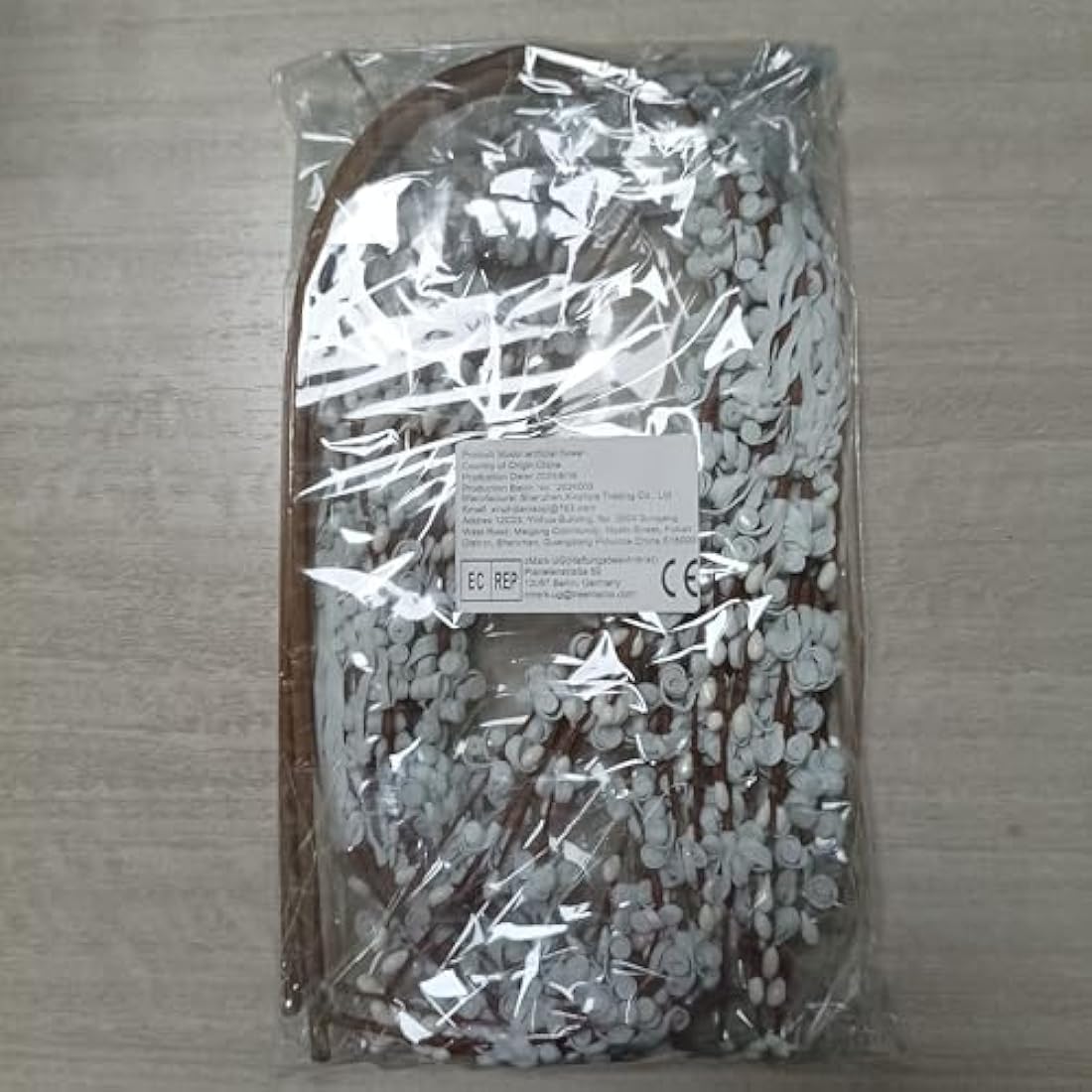 6Pcs 29.5'' Long Stem Artificial Jasmine Flowers Tall Fake Flower Bouquet Faux Jasmine Plants for Hotel Home Office Kitchen Bedroom Wedding Party DIY Decor（White）