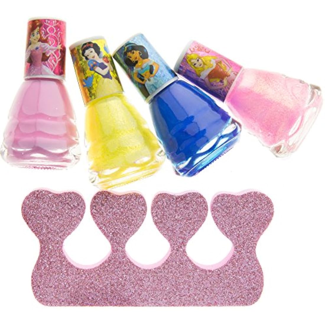 Disney Princess - Townley Girl Non-Toxic Water-Based Peel-Off Safe Quick Dry Nail Polish|Gift Kit Set for Kids Tween Girls|12 Pcs - Perfect for Parties