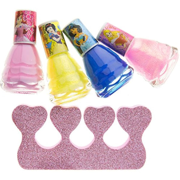 Disney Princess - Townley Girl Non-Toxic Water-Based Peel-Off Safe Quick Dry Nail Polish|Gift Kit Set for Kids Tween Girls|12 Pcs - Perfect for Parties