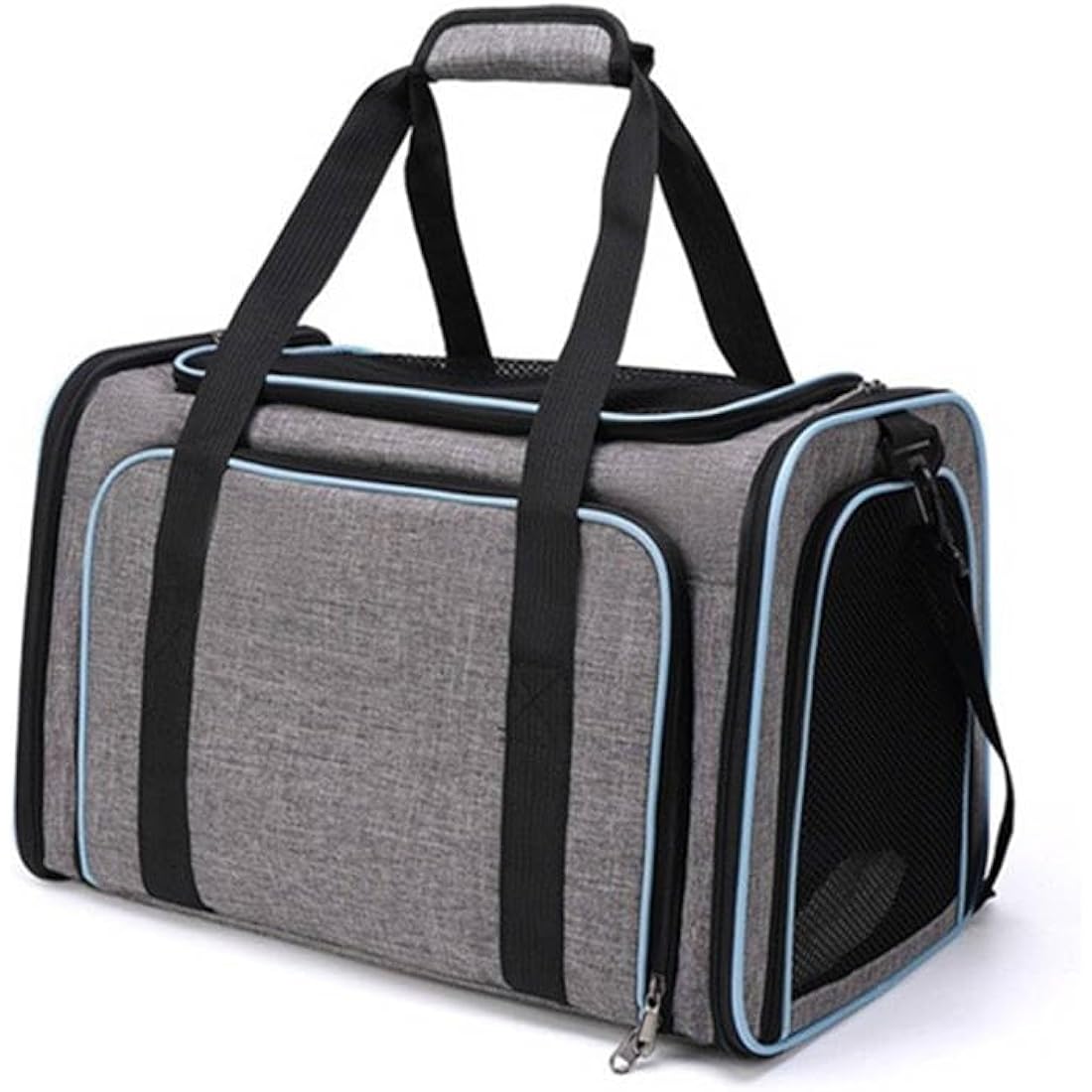 Howsehold Expandable Pet Carrier for Cat, Kittens, Puppy extendable cat carrier - Travel Friendly with fleece bed