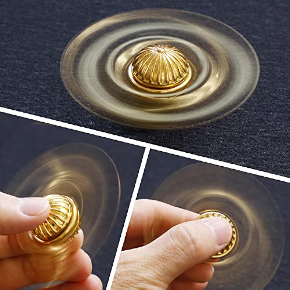 Golden Fidget Spinner Toys for Kids Adults, Sensory Magic Orb Gift for Fans of The Medieval Magical World, Idea Hand Finger Toys for Stress Relief Anti Anxiety