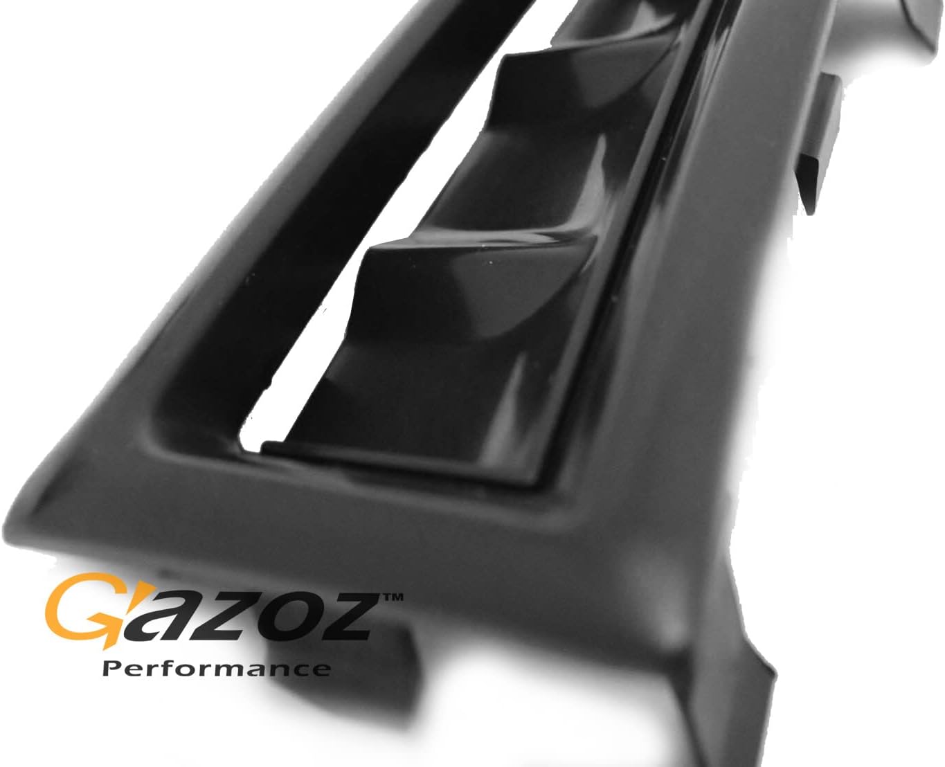 GAZOZ PERFORMANCE Exterior Accessories - Replacement Front Bumper Side Vent Covers RH+LH for 2006-2007 Impreza WRX STI, 06 07 STi GDF - Black Prime