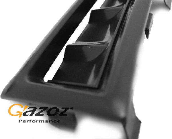 GAZOZ PERFORMANCE Exterior Accessories - Replacement Front Bumper Side Vent Covers RH+LH for 2006-2007 Impreza WRX STI, 06 07 STi GDF - Black Prime